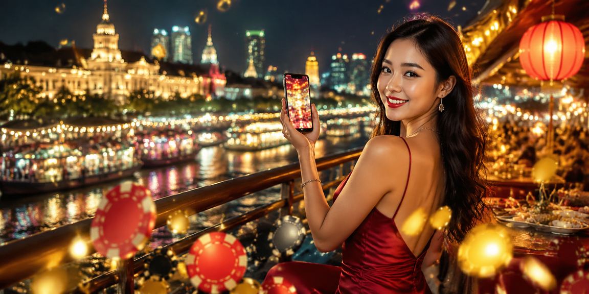 Người chơi tham gia jackpot casino tại chợ đêm TP.HCM trên điện thoại